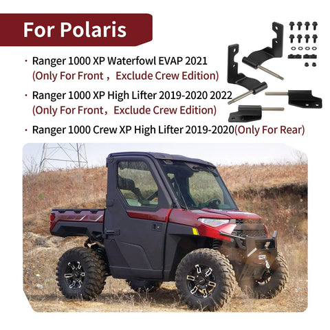 Polaris Ranger XP 1000 High Lifter Half Door Hinge Hardware (2019–2022)