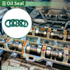 Make Model Oil Seal 5 Pcs Seal Ring Rotary Shaft TPU 20x28x5mm Green