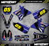 Yamaha YZ 250 (2015-2019) Stickers Custom Graphic Kit DIGGER STYLE