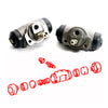 Toyota HiluxKUN10 TGN16 2015-2016 Rear Wheel Brake Cylinder Set