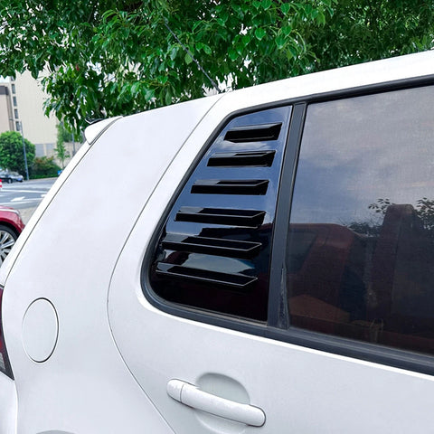 VW Golf 4 MK4 (1997-2006) Black Rear Side Window Louver Cover