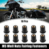 Motorcycles Fairing Fasteners 10pcs M5 Well Nuts
