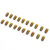 3 / 16" Tube for Vehicle Metric Brake Line Fittings Nut End Union Male Zinc 20x