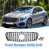 Mercedes-Benz GLA Class X156 2017-2019 Black Front Upper Bumper Grille