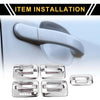 Ford F-150 (2004-2014) Silver Tone Exterior Door Handle Cover Set