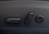 Tesla Model 3 ABS Carbon Fiber Seat Adjustment Switch Cover Trim (2018-2023)