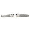 Yamaha FZ-09 FZ-07 Chrome Front Foot Pegs Adapters (2014-2017)