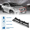 Toyota Highlander (2017-2019) Black Front Upper Hood Bumper Grille