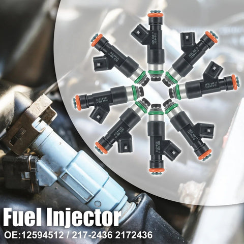 Chevrolet Tahoe GMC Yukon Sierra Savana 8 Pcs Fuel Injector Set
