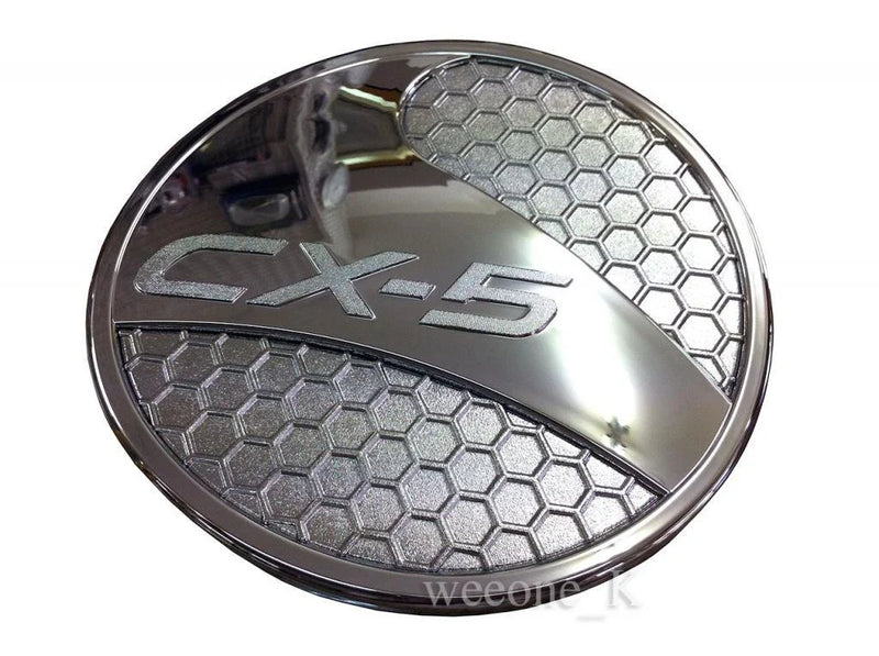 Mazda CX-5 Chrome Fuel Cap Door Cover (2013-2015)