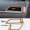 Lexus ES350 / 300h / 250 2 x Wood grain ABS Side Air Vent Outlet Cover Trim (2019–2022)