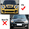 BMW Mini Cooper Carbon Look Front Hood Air Intake Vent Scoop (2007-2013)