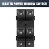 Chevrolet Black Plastic Front Left Door Window Switch