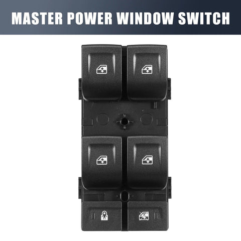 Chevrolet Black Plastic Front Left Door Window Switch