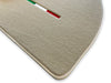 Ferrari 328 GTB (1985-1989) - Tailored Carpets with Emblem Beige Floor Mats