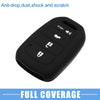 Honda Civic Accord CR-V HR-V Black Smart Key Fob Cover Protector (2 x)