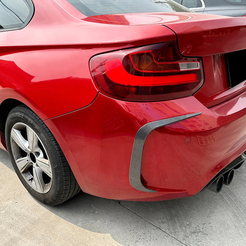 BMW 2 Series F87 M2 2 x CB Look Rear Bumper Side Spoilers (2016-2021)