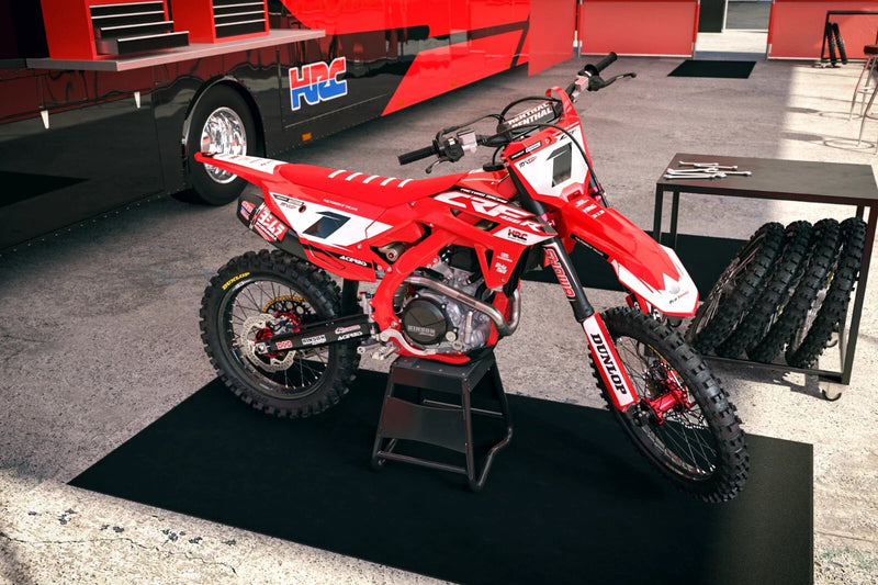 Honda CRF250R (2008-2009) - TOKYO Style Decals Full Custom Graphic Kit