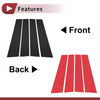 Mitsubishi Triton / L200 4 x Door Pillar Window Trim (2016-2024)