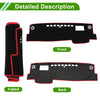Toyota Camry XV70 Dashboard Cover Black Red (2018-2023)