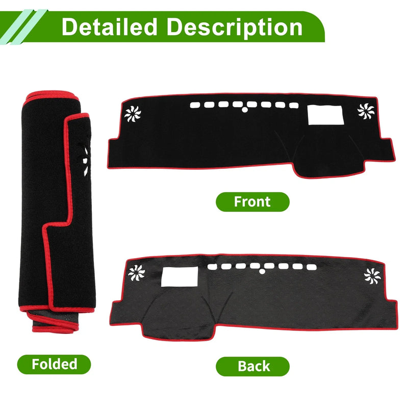 Toyota Camry XV70 Dashboard Cover Black Red (2018-2023)