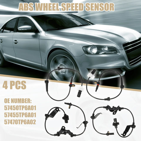 Honda Crosstour 4 x ABS Wheel Speed Sensors (2010-2015)