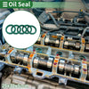 Oil Seal 25x32x5mm TPU Rotary Shaft Seal High Pressure Green 5 Pcs