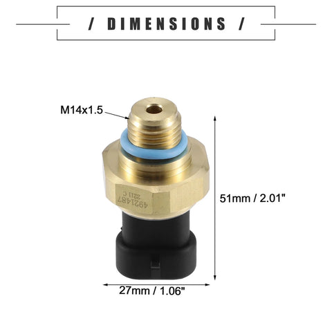 Dodge Ram 2500 3500 (1998) - Black Engine Oil Pressure Sensor