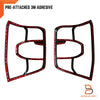 Ford Ranger Raptor Black Red Reflector Taillight Cover Trim (2022-2025)