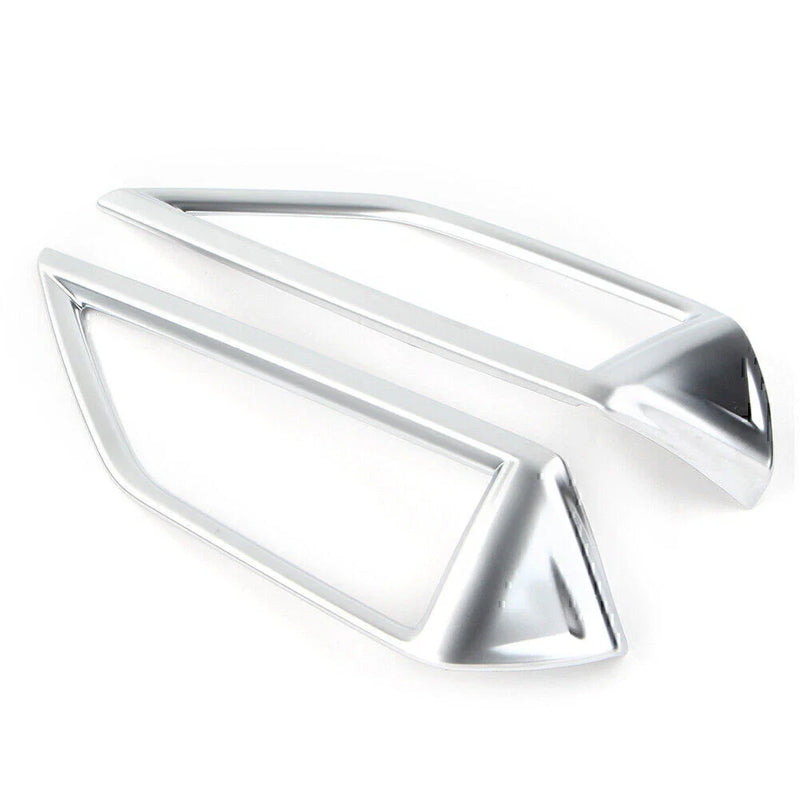 Subaru Forester Matte Silver Front Middle Air Vent Covers (2019-2022)
