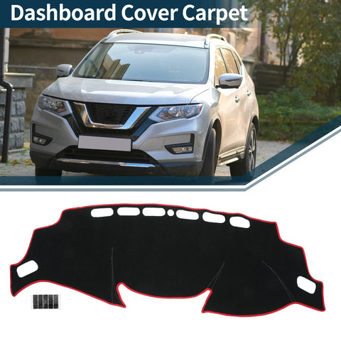 Nissan X-Trail T32 (2013-2024) Black Red 1 Set Dashboard Cover Mat