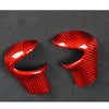 Mini Cooper R55 R56 R57 Red Carbon Fiber Gear Shift Knob Head Cover Trim fit