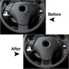 BMW 5 Series 5 Pcs Carbon Fiber Steering Wheel Cover Trim (2003-2010)