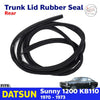 Trunk Lid Rubber Seal Fits Datsun Sunny 1200 B110 KB110 2D 4D Sedan 1970-73 D06