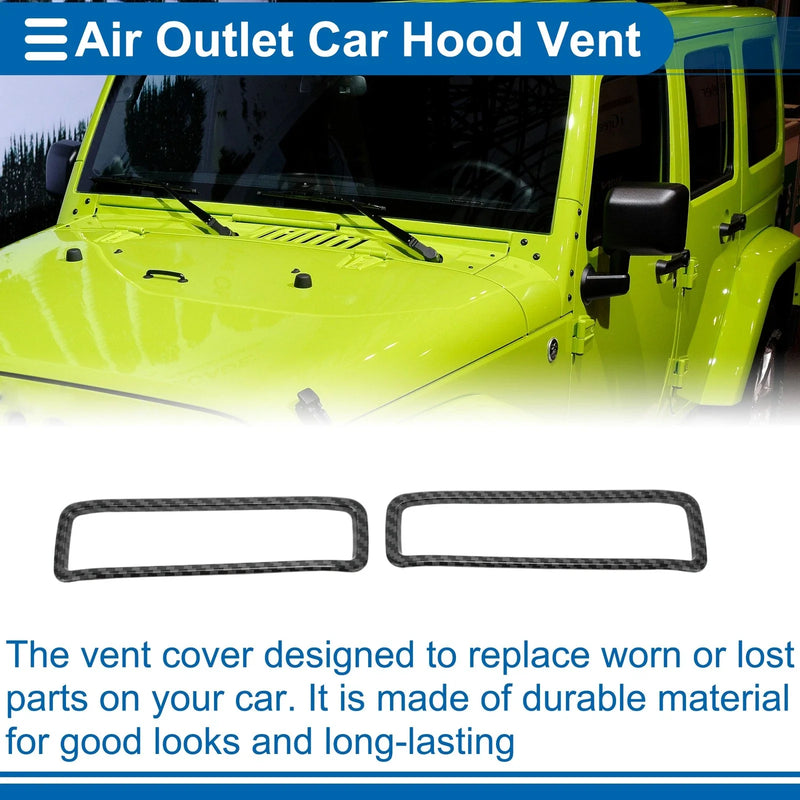 Jeep Gladiator JT (2020-2023) 7 x Pcs Hood Air Outlet Vent Cover Trim