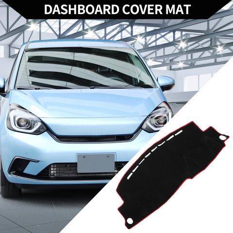 Honda Vezel RU1 / 2 / 3 / 4 RS 2013-2020 Black Red Set Dashboard Dash Cover Mat