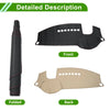 Peugeot 508 (2010-2015) Black Red Dashboard Cover Mat