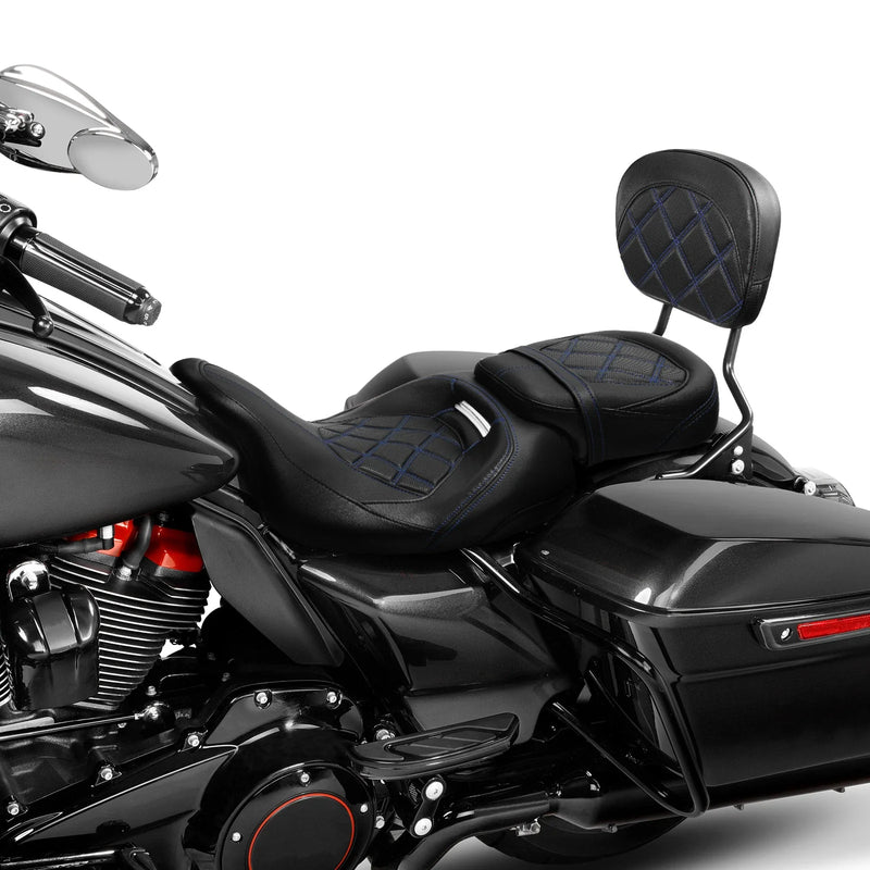 Harley Touring Road King Glide Passenger Sissy Bar Backrest Pad Bracket