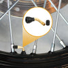 Cars, Motorcycles 5 x Tubeless Tire Valve PVR60 Gold Tone