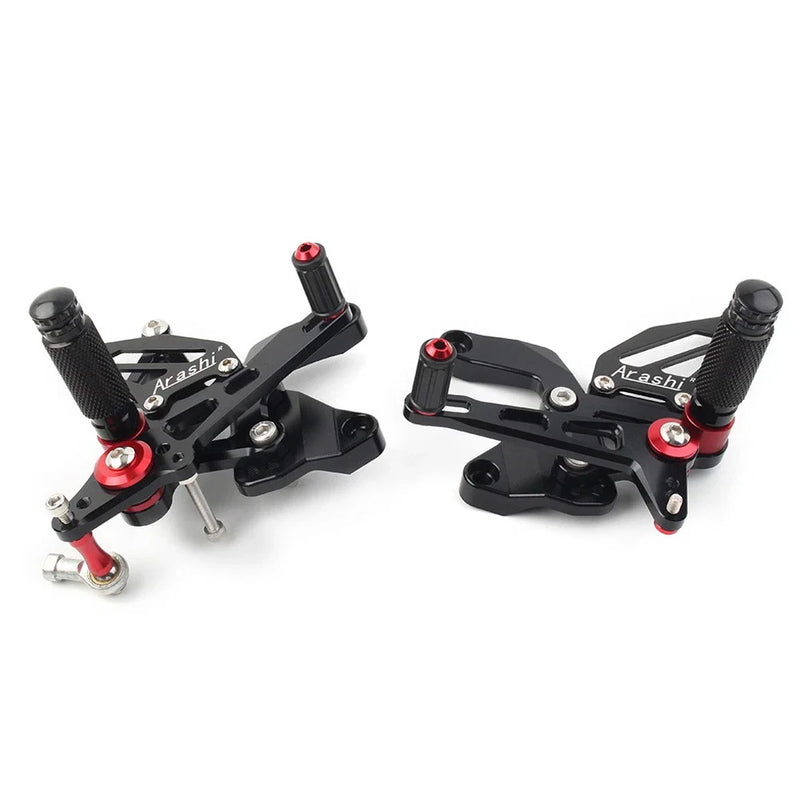 Kawasaki Z900 2021-2023 Aluminum Rear Sets Footpegs (2 x Black)
