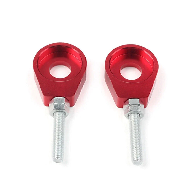 Pit Quad Dirt Bike ATV CRF50 Red 12mm Chain Adjuster Block Tensioners