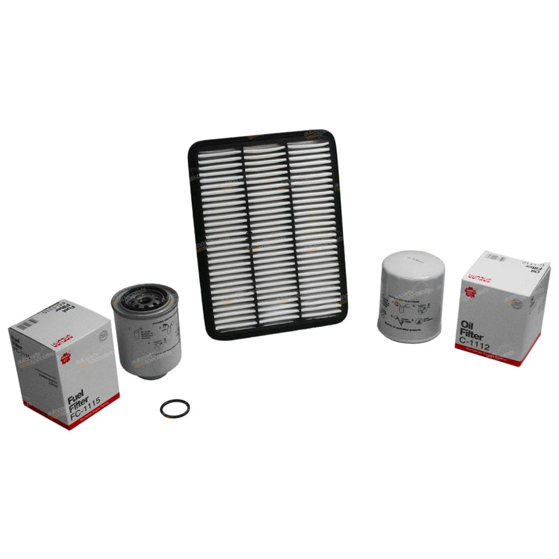 Prado KZJ120 Diesel Air Oil Fuel Filter Service Kit (2003–2007)