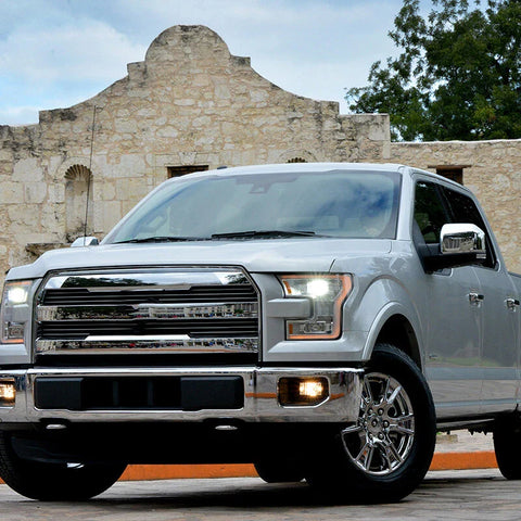 2015-2020 Ford F150 Chrome Side Wing Rearview Mirror Cover Caps (2015-2020)