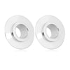 Harley Touring (2008-2018) Chrome Front Tapered Axle Wheel Spacers
