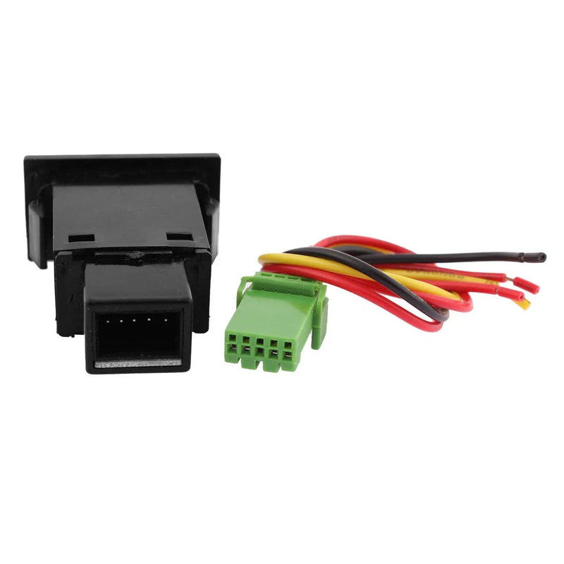 DC Panel Mount Latching Red Pilot Fog Light Switch 12V