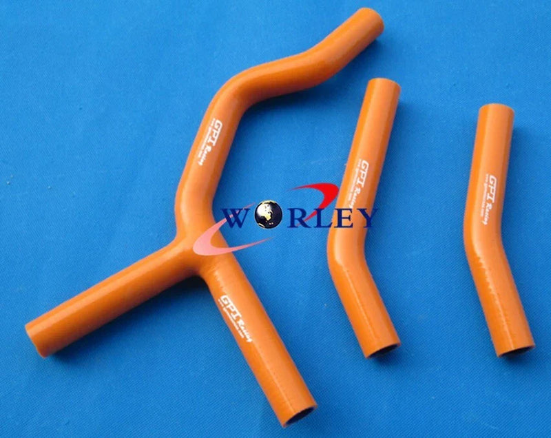 KTM 125 / 200 / 250 / 300 SX / EXC / XC / MXC Aluminum Radiator & Hose (1998-2007)