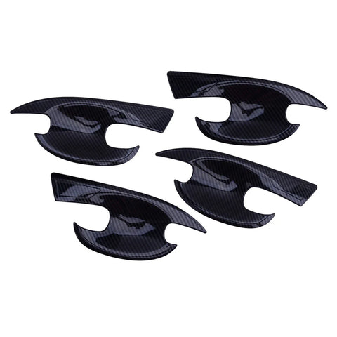 Mazda 3 / 6 4 x Carbon Fiber ABS Exterior Door Handle Bowl Covers (2013-2018)