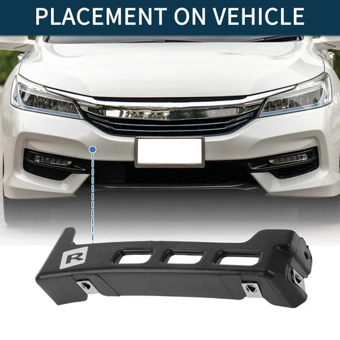 Chevrolet Equinox 1pc Right Front Bumper Retainer Bracket (2018 - 2022)