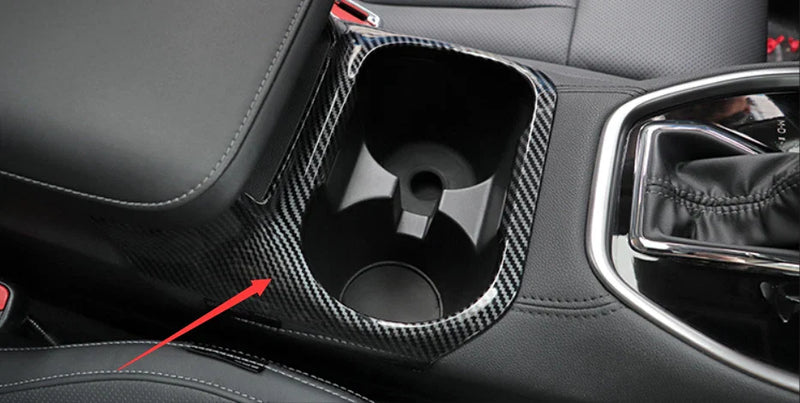 Subaru Outback Carbon Fiber Front Water Cup Frame Cover Trim (2021-2022)