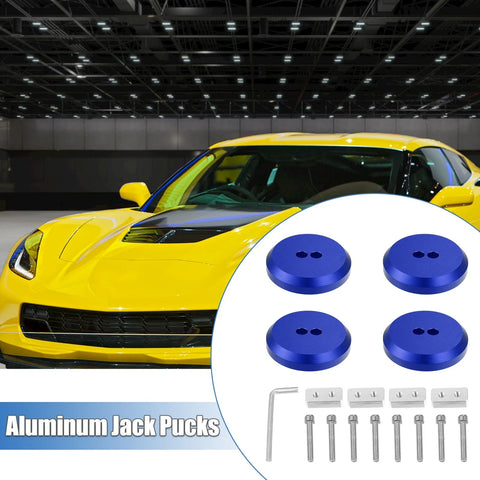 Chevrolet Corvette C5 (1997-2004) - Blue Frame Rail Covers 4 Pcs Jack Pad